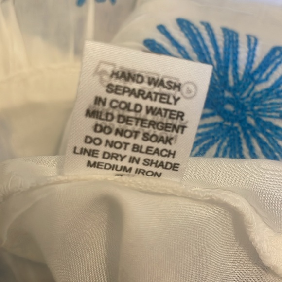 Pranella Celon Blue & White Summer Beach Dress size Large - Picture 14 of 16